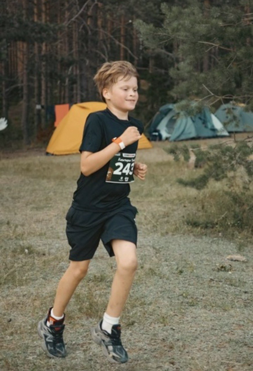 Nuestro hijo haciendo deporte